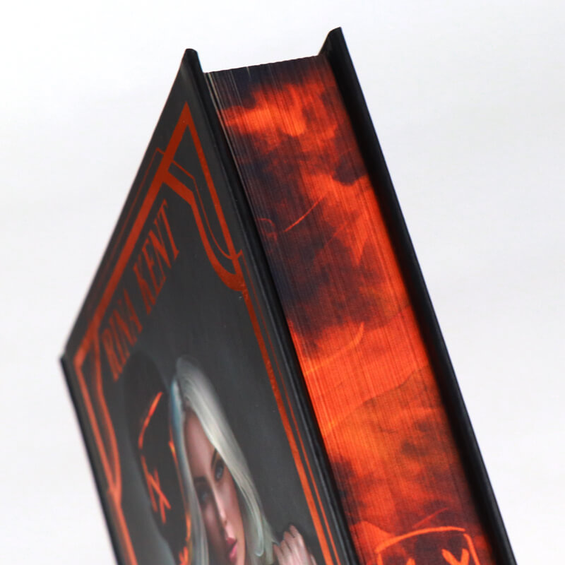 Adult Romance Novel Books with Sprayed Edges and Foil Endpapers 10