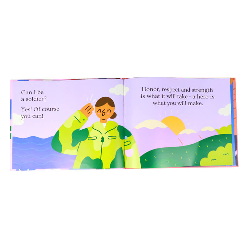 Print Your Own Children Book Publishing Hardcover Kids Story Book 7