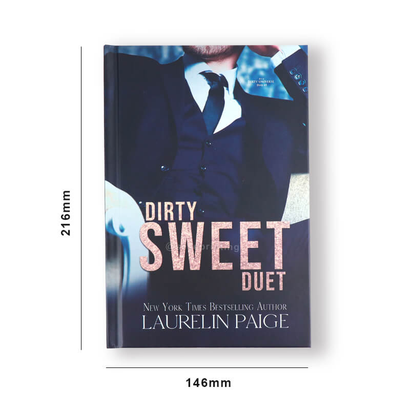 Chapter Art Hardcover Book with Foil on the Cover and Sprayed Edges 6