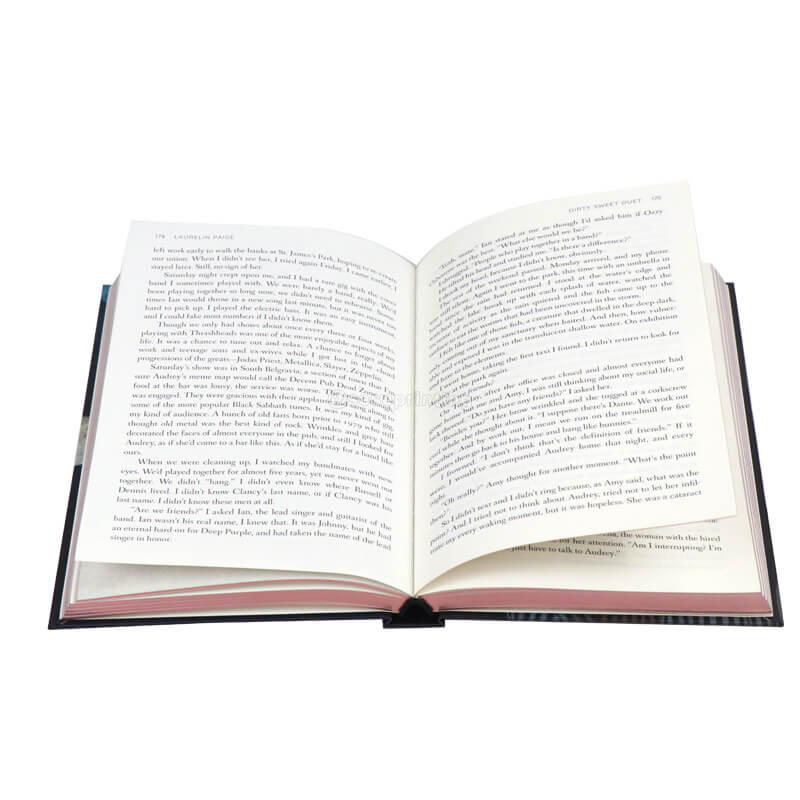 Chapter Art Hardcover Book with Foil on the Cover and Sprayed Edges 7