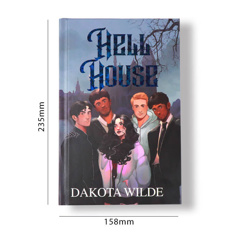 Self Publishing Hardcover Book with Stenciled Edges and Foiling 6