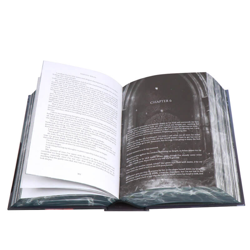 Self Publishing Hardcover Book with Stenciled Edges and Foiling 8