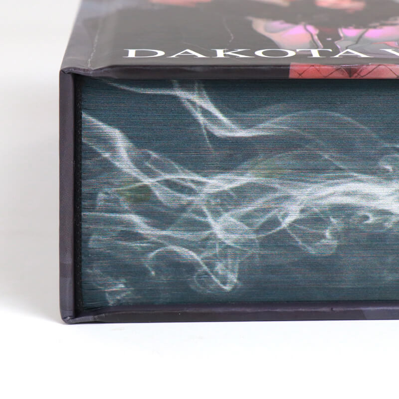 Self Publishing Hardcover Book with Stenciled Edges and Foiling 11