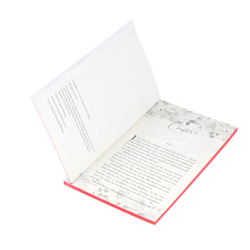 Softcover Book with Red Sprayed Edges and Foiling on the Cover 7