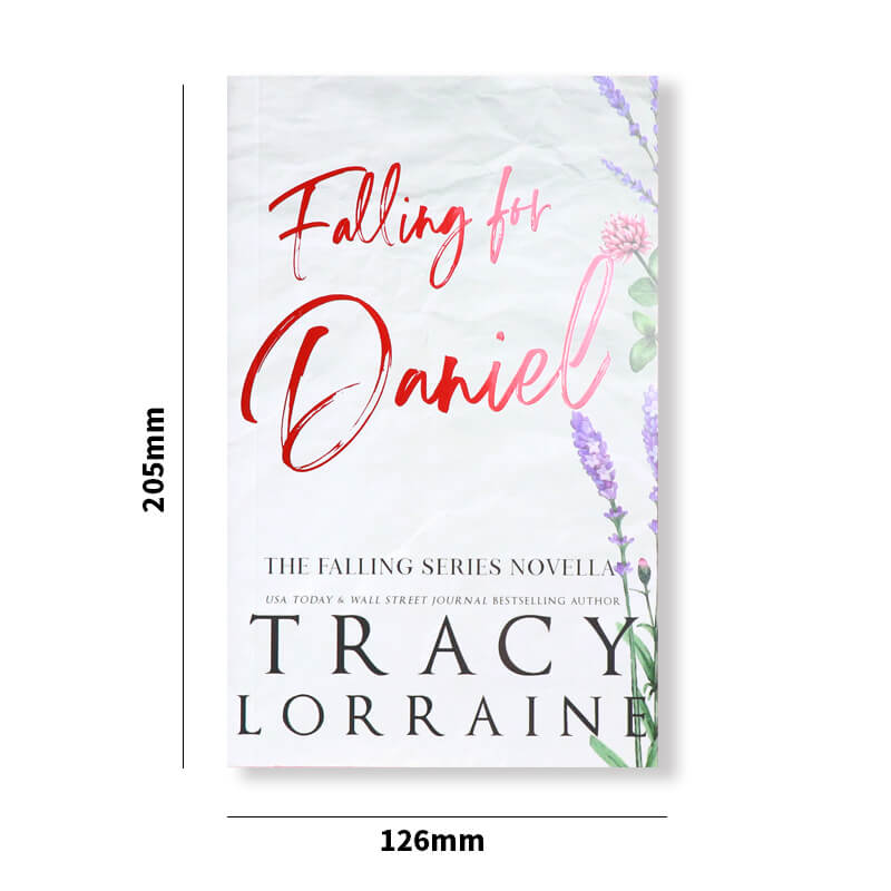 Softcover Book with Red Sprayed Edges and Foiling on the Cover 6