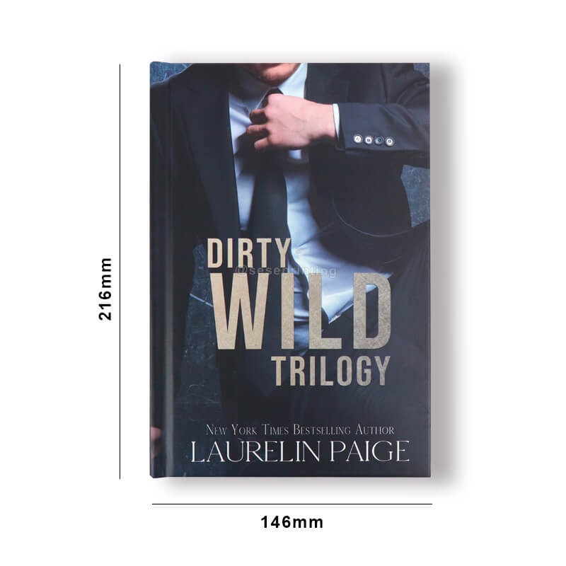 Novel Book Printing Services in China Hardcover with Sprayed Edges 6