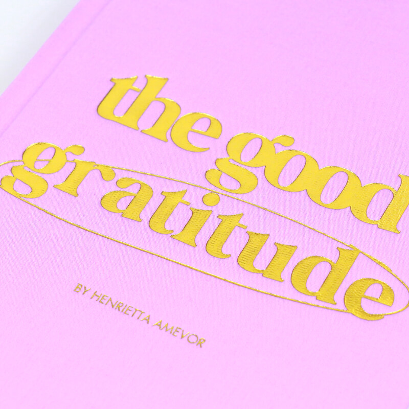 Printed Hardcover Pink Linen Cover Gratitude Manifestation Journal 8