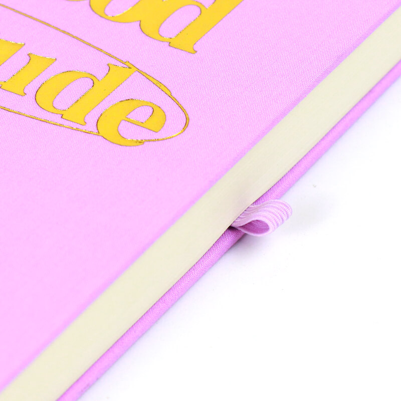 Printed Hardcover Pink Linen Cover Gratitude Manifestation Journal 9