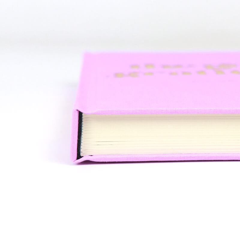 Printed Hardcover Pink Linen Cover Gratitude Manifestation Journal 11