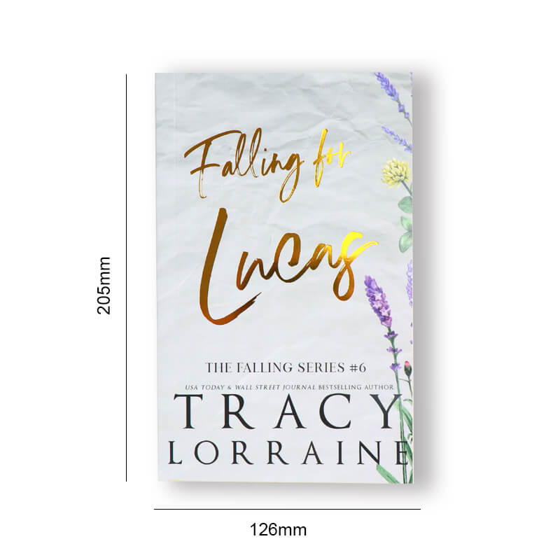 Printed Paperback Book with Foiling on the Cover and Sprayed Edges 6