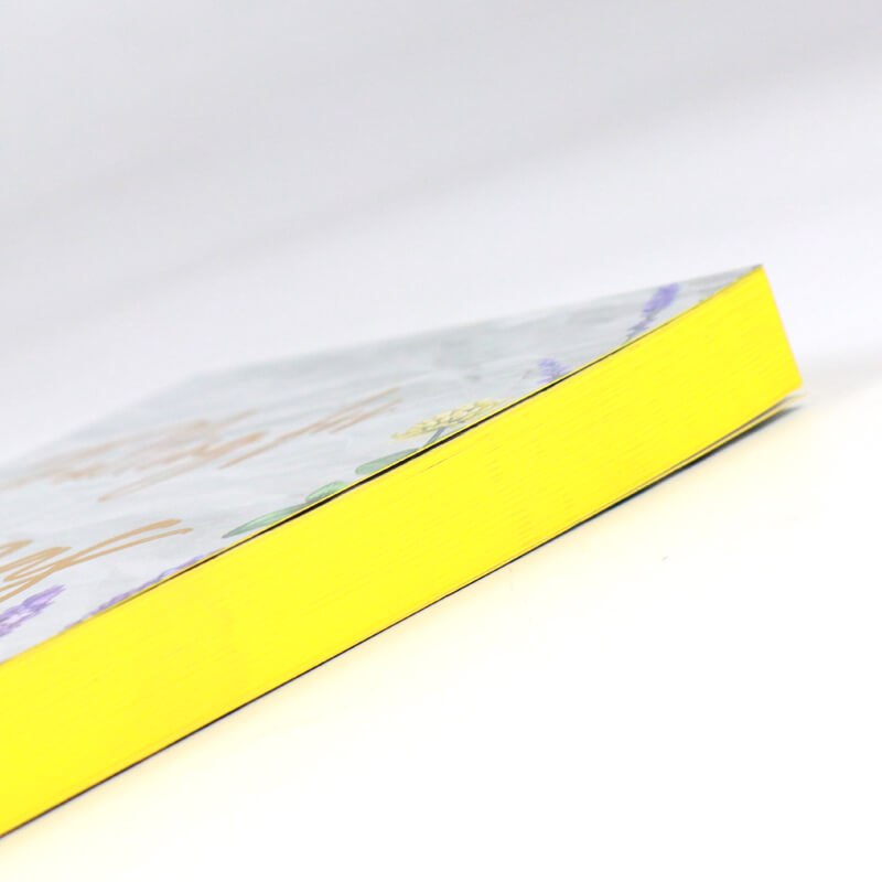 Printed Paperback Book with Foiling on the Cover and Sprayed Edges 9