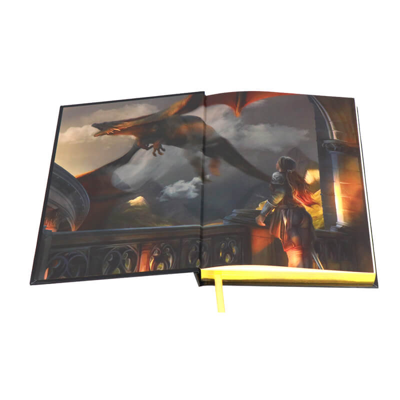 金箔の縁取りが施された、パーソナライズされた箔プリントのハードカバージャーナル 7