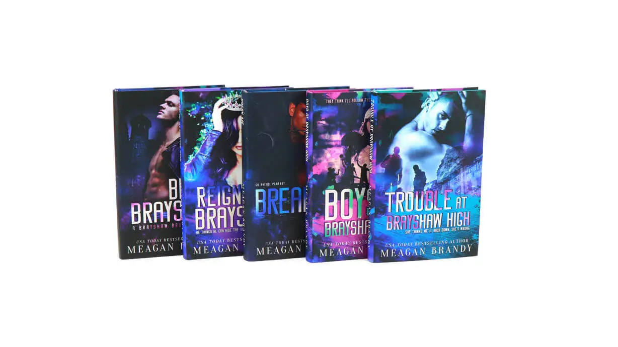 Black and White Printing Hardcover Book Series with Stenciled Edges 1