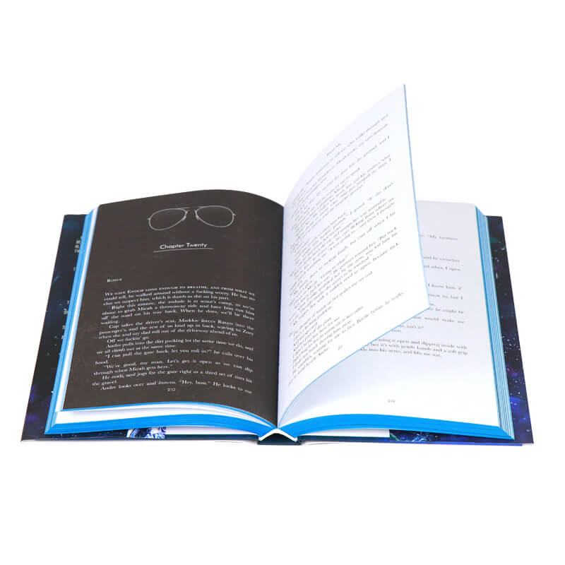 Black and White Printing Hardcover Book Series with Stenciled Edges 7