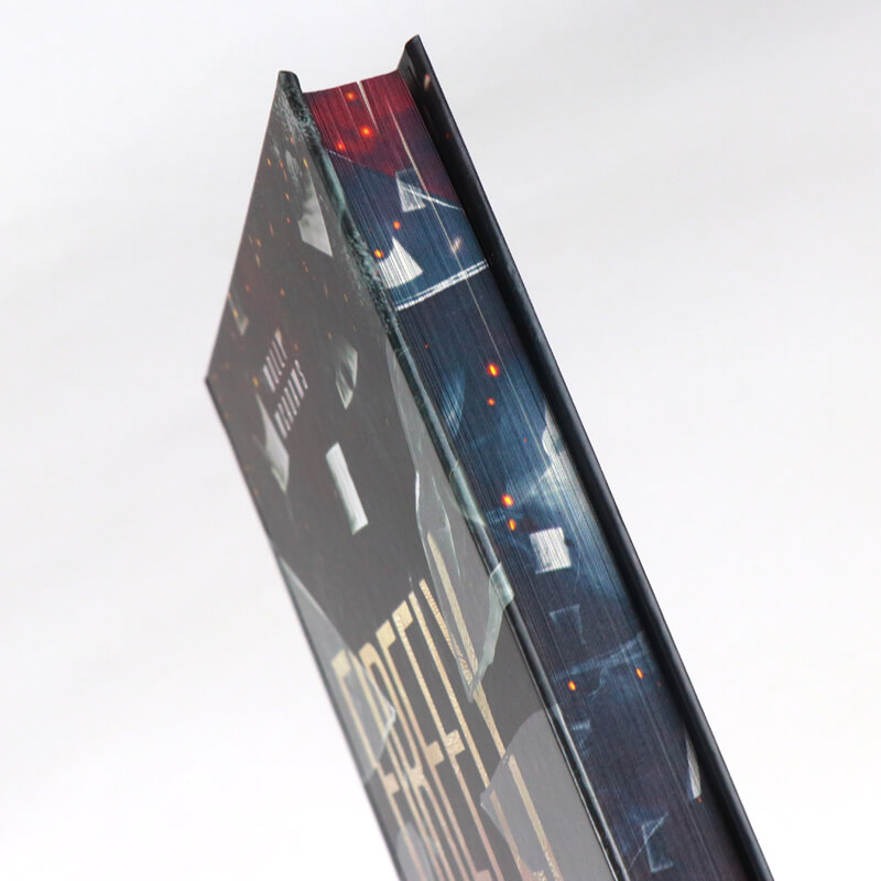 Hardcover Book with Foiled Endpapers, Spot UV and Sprayed Edges 10