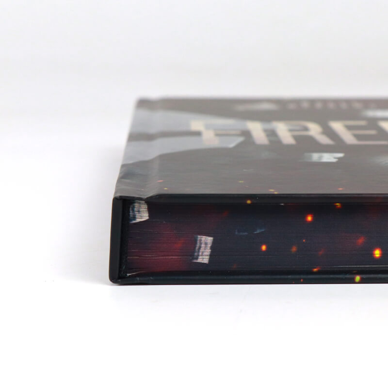 Hardcover Book with Foiled Endpapers, Spot UV and Sprayed Edges 11