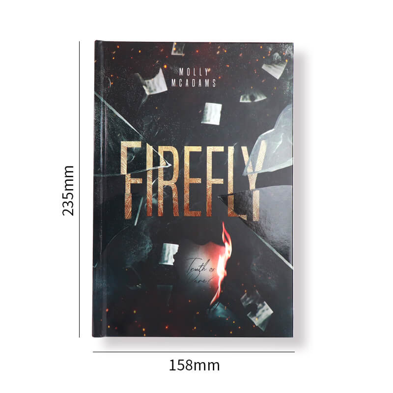 Hardcover Book with Foiled Endpapers, Spot UV and Sprayed Edges 6