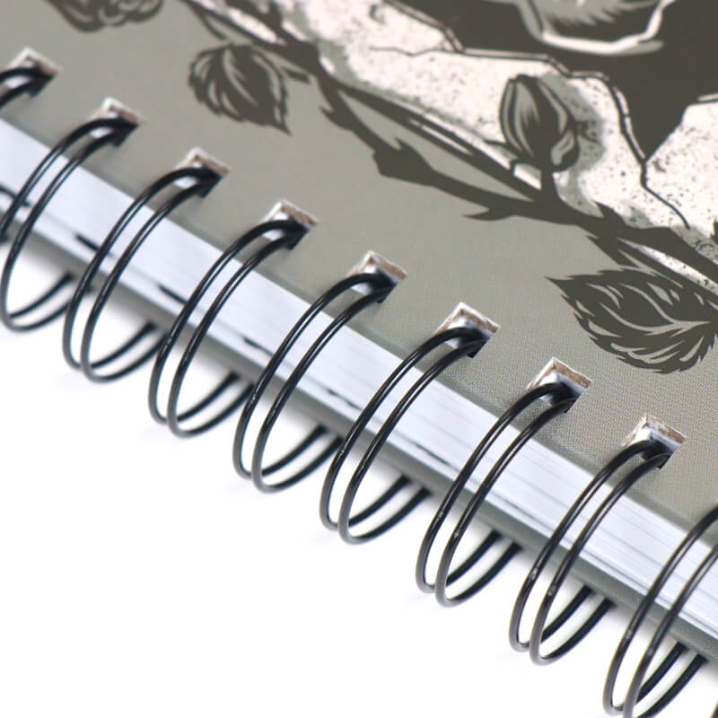 Custom 120 Gsm Paper A5 Double Coil Journal Notebook Printing 9