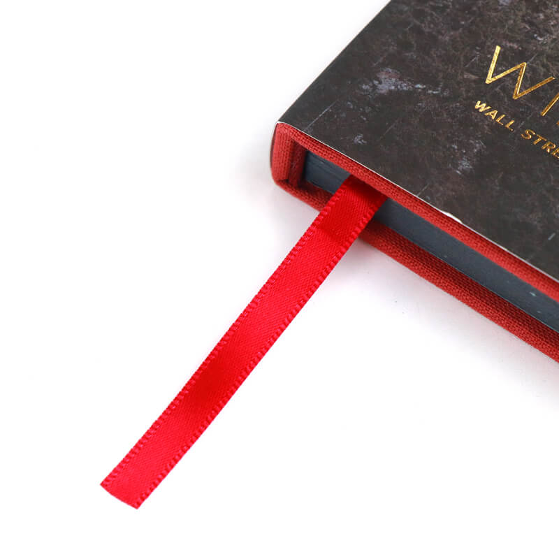 Black Pages with White Ink Printing Hardcover Book Series with Sprayed Edges 12