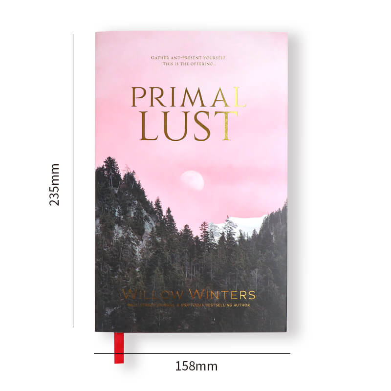 Black Pages with White Ink Printing Hardcover Book Series with Sprayed Edges 6