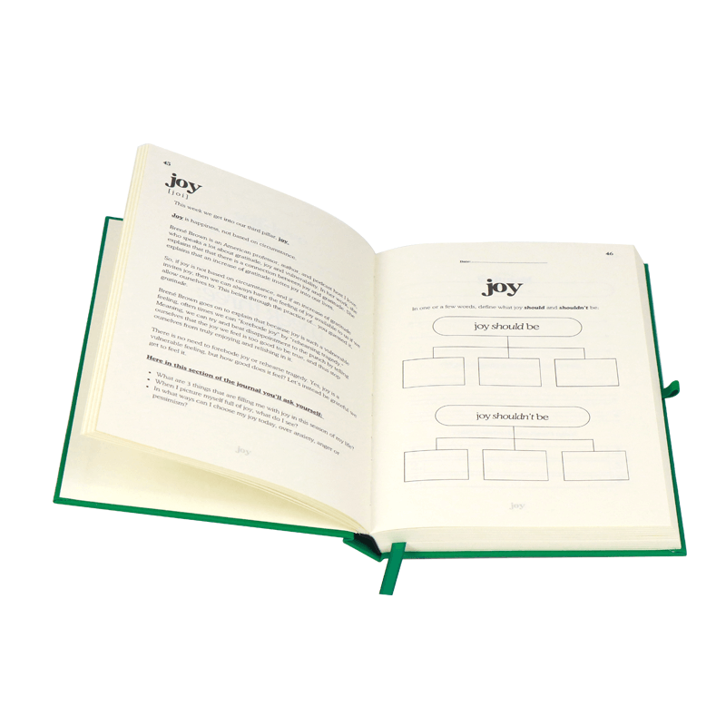 Cloth Hardcover Notebook Personalized Affirmation Gratitude Journal 7