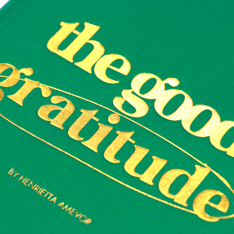 Cloth Hardcover Notebook Personalized Affirmation Gratitude Journal 8