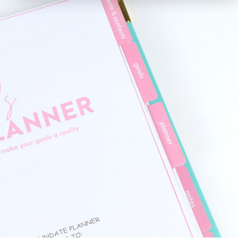 Custom Coil Journal Notebook Printing Weekly Daily Goals Planner 11