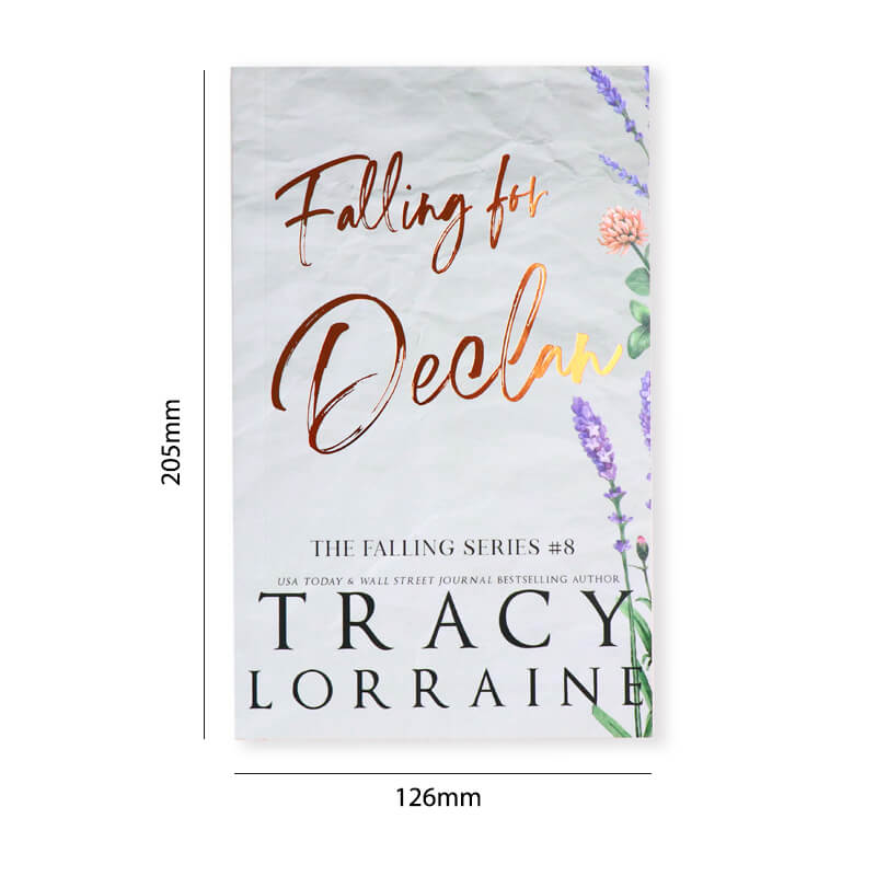 Black and White Printing Foil Softcover Books with Sprayed Edges 6