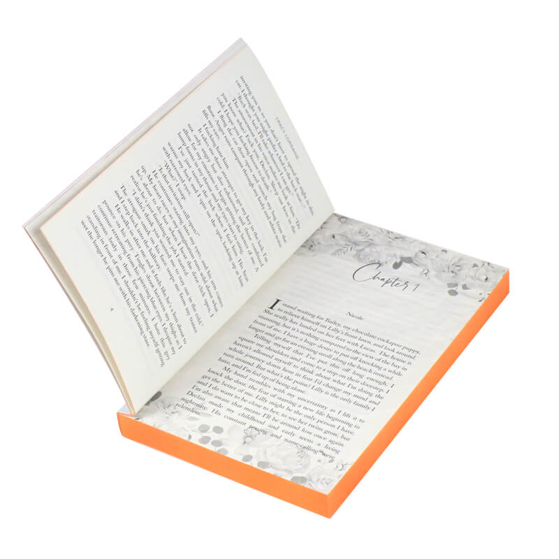 Black and White Printing Foil Softcover Books with Sprayed Edges 7