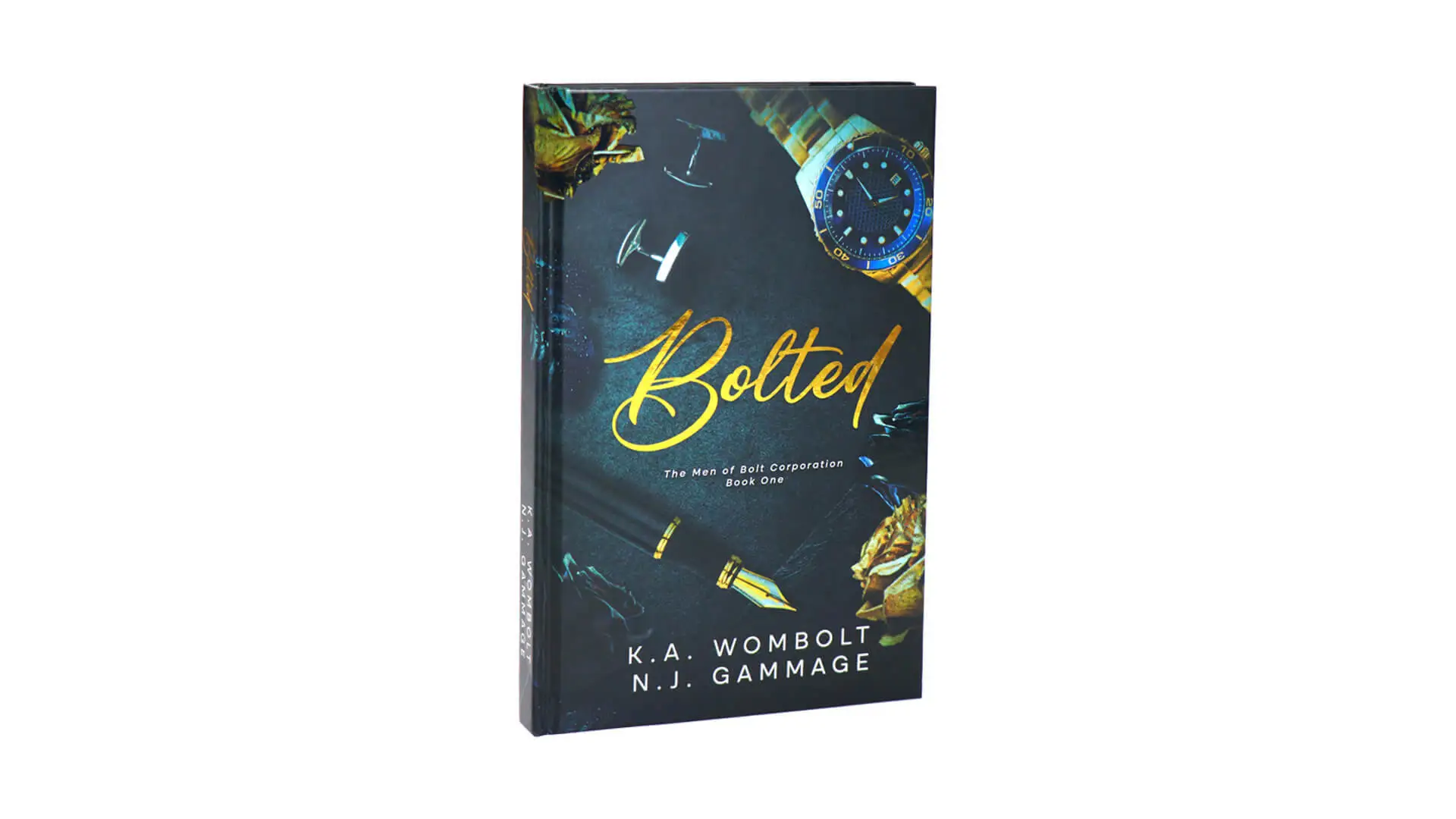 Gold Foil Hardcover Fiction Book with Spot UV and Gilded Edges 1