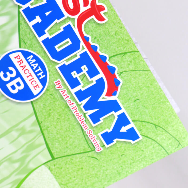 Custom Exercise Textbook Printing Paperback Children Practice Book 8