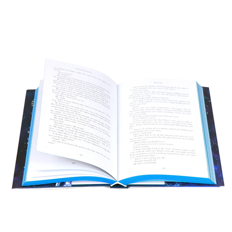 Special Hardcover Books with Dust Jacket and Colorful Sprayed Edges 7