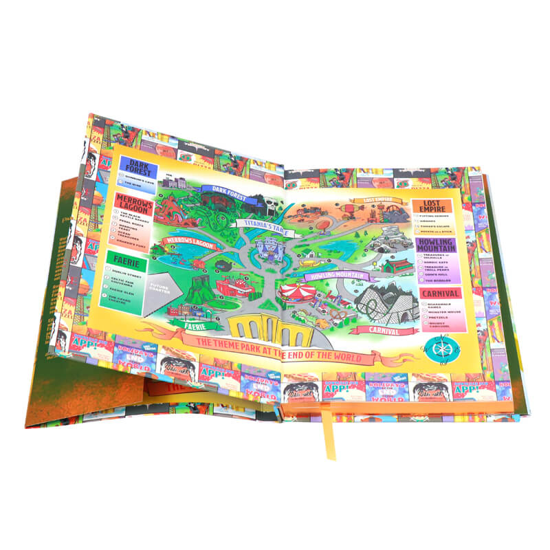 Gold Foil Stamped Hardcover Book with Dust Jackets and Gilded Edges 7