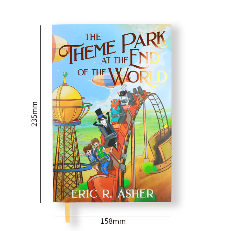 Gold Foil Stamped Hardcover Book with Dust Jackets and Gilded Edges 6