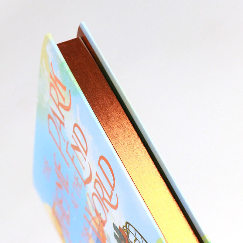 Gold Foil Stamped Hardcover Book with Dust Jackets and Gilded Edges 11