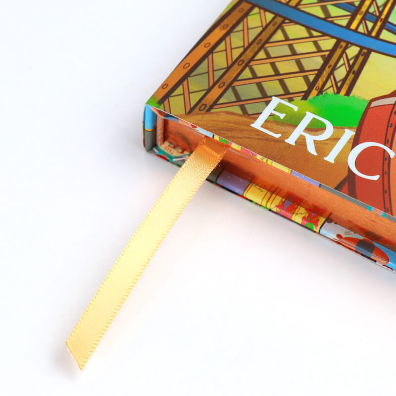 Gold Foil Stamped Hardcover Book with Dust Jackets and Gilded Edges 12