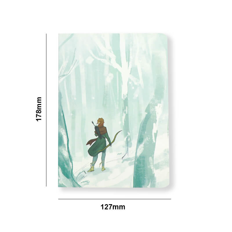 Promotion Paperback Notebook Printing Custom Diary Journal 6