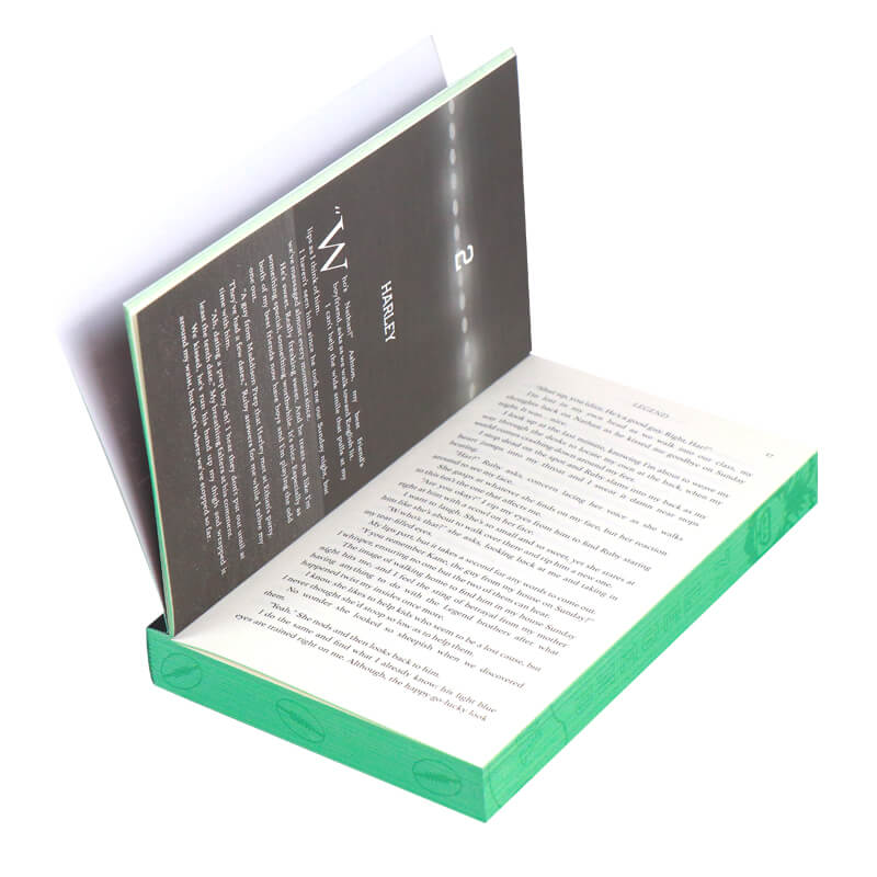 Paperback Book Publishing Printing with Foil on Cover and Sprayed Edges 7