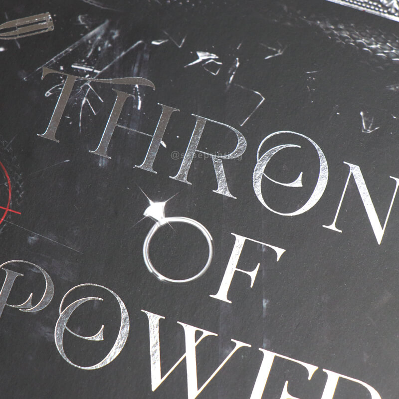 Black and White Printing Hardback Fiction Book with Foil Cover 8