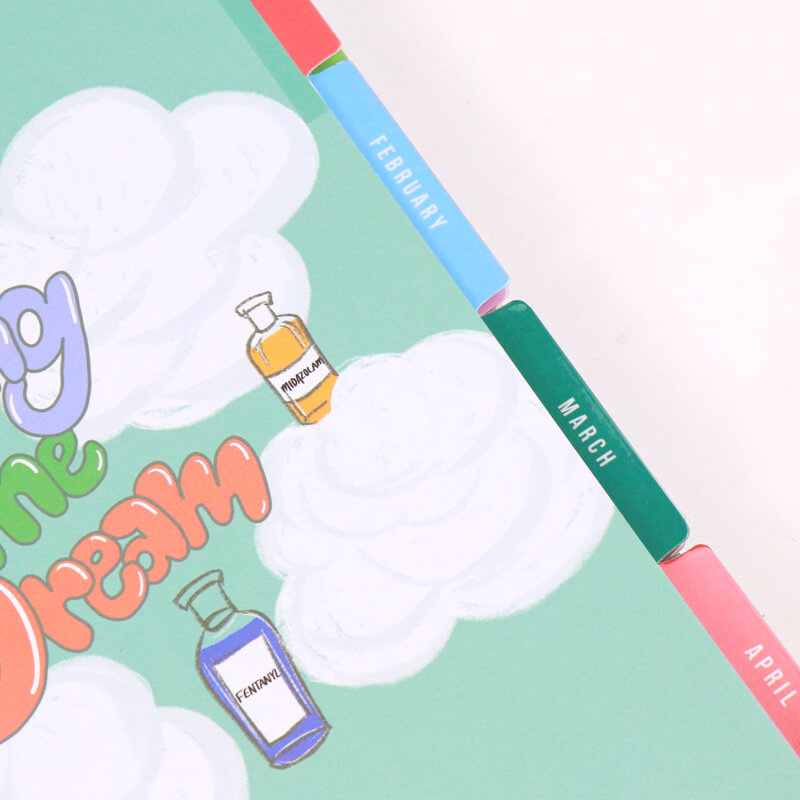 Printing Spiral Bound PVC Cover Planner Organizer for Nurses 11