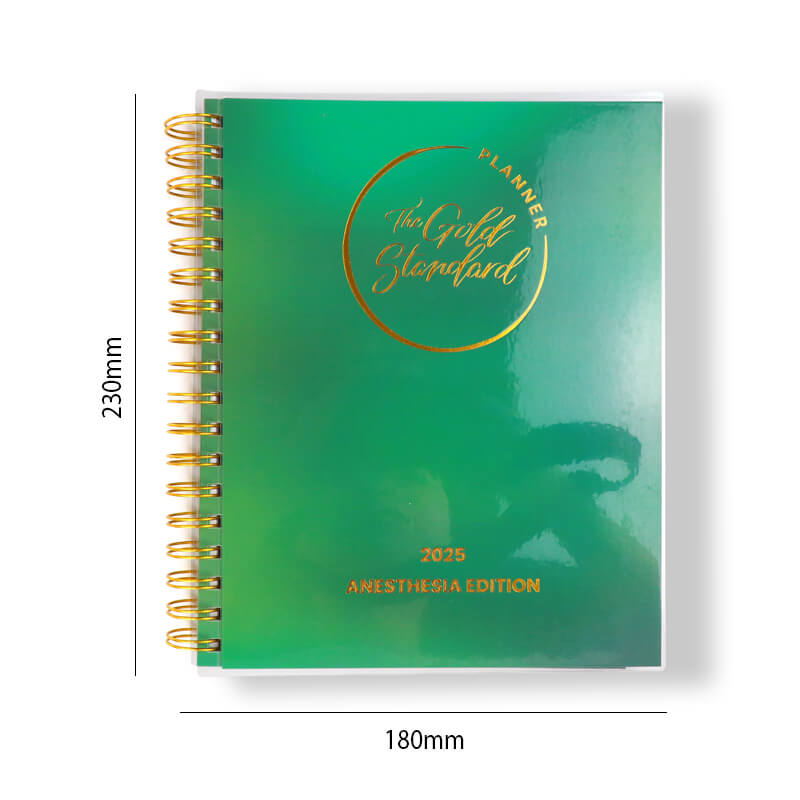 Printing Spiral Bound PVC Cover Planner Organizer for Nurses 6