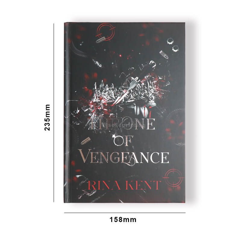 Book Printing Publishing Hardcover Novel with Foil on the Cover 6