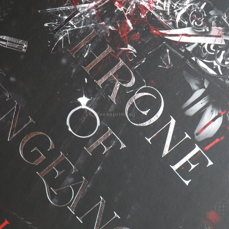 Book Printing Publishing Hardcover Novel with Foil on the Cover 8