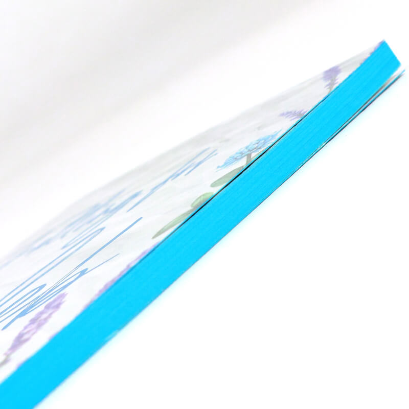 Offset Printing Paperback Book with Foil on Cover and Sprayed Edges 9