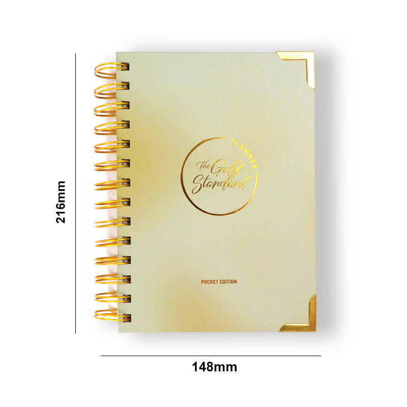 Custom Journal Printing Spiral Daily Planner with Metal Corner 6