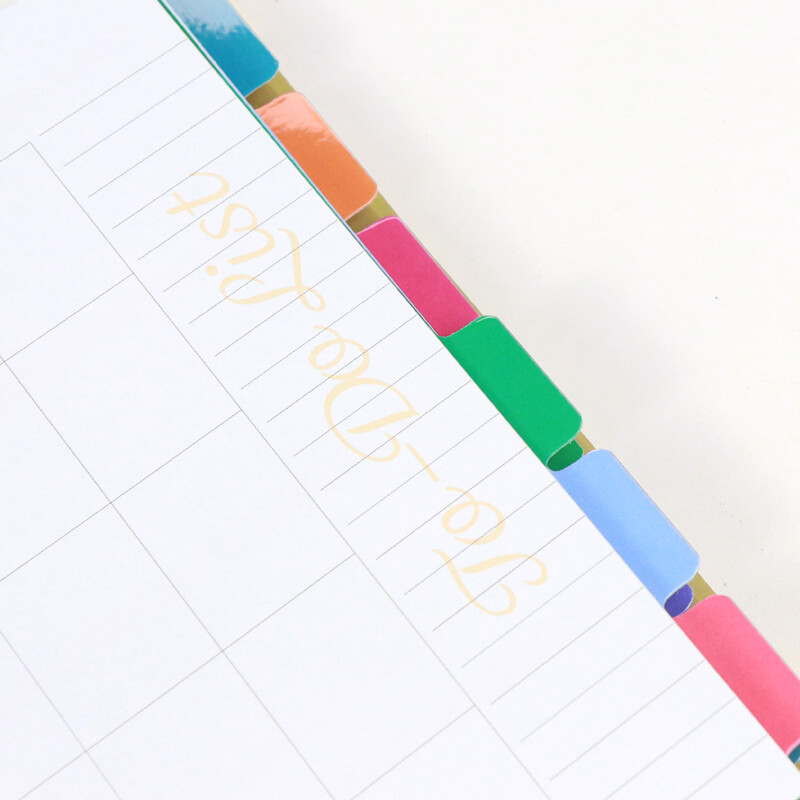 Custom Journal Printing Spiral Daily Planner with Metal Corner 11