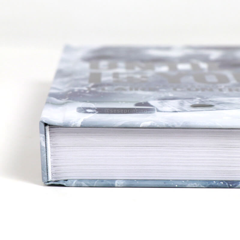 Book Publishing Service Black and White Printing Foil Hardback Fiction 9