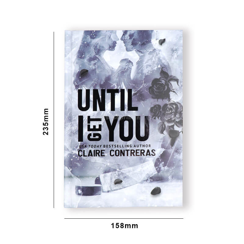 Book Publishing Service Black and White Printing Foil Hardback Fiction 6