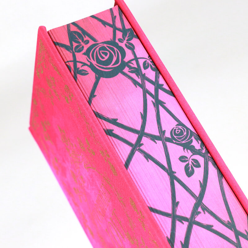 Hardback Book Printing with Gold Foil on Cover and Stenciled Edges 10