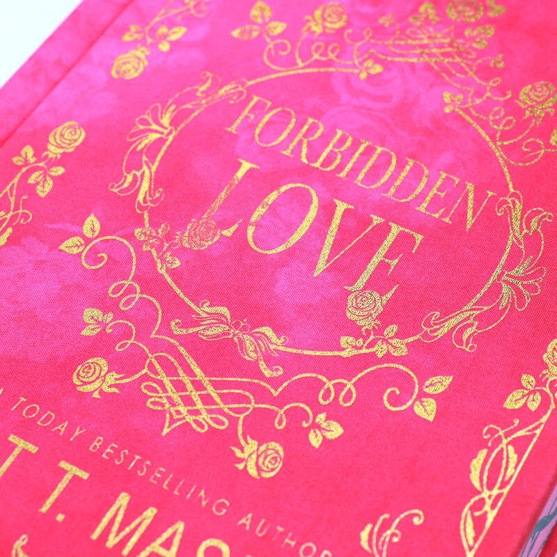 Hardback Book Printing with Gold Foil on Cover and Stenciled Edges 9